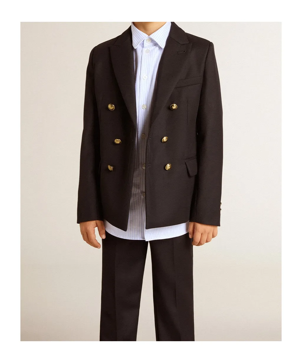 Kids Double-Breasted Blazer