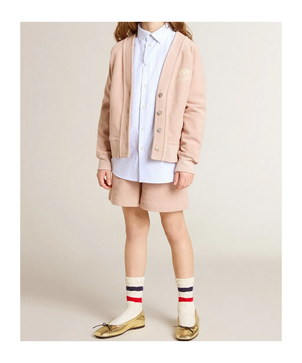 Striped Shirt With Embroidered Lettering On Pocket