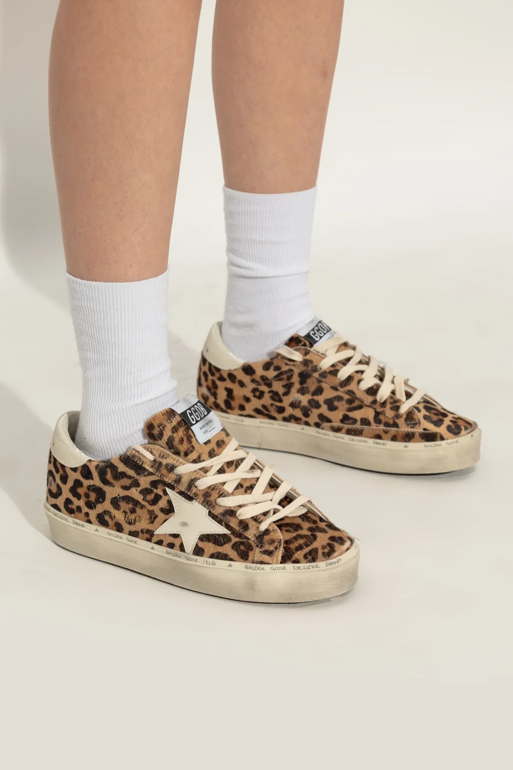 Hi Star Leopard Printed Sneakers