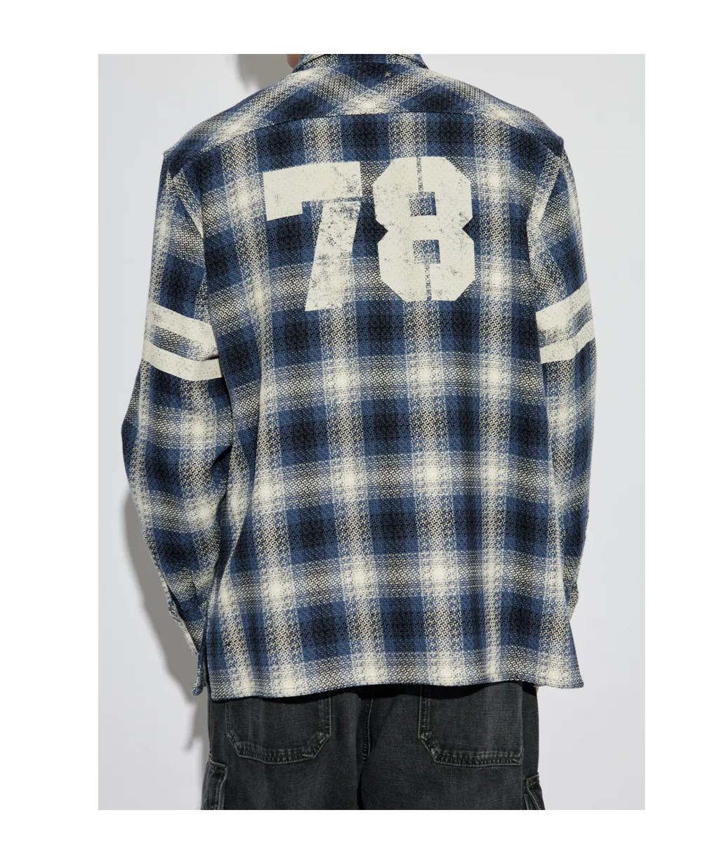 Checkered Button-Up Shirt