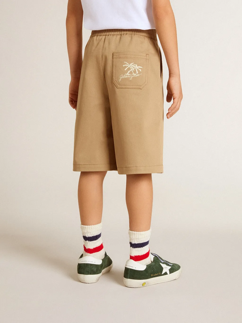 Logo Embroidered Shorts