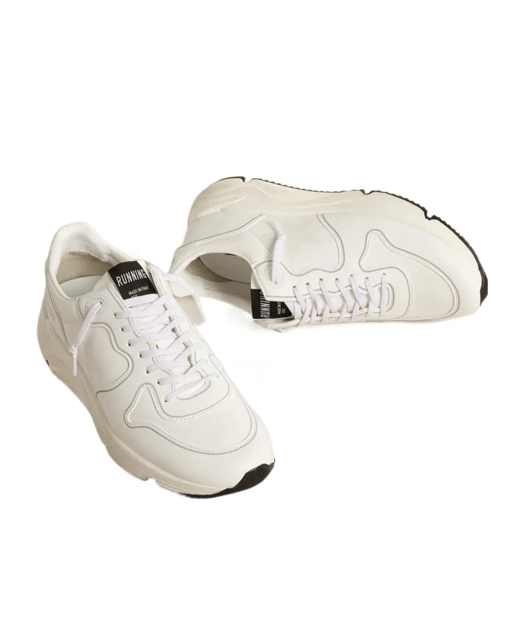 Running Sole Lace-Up Sneakers