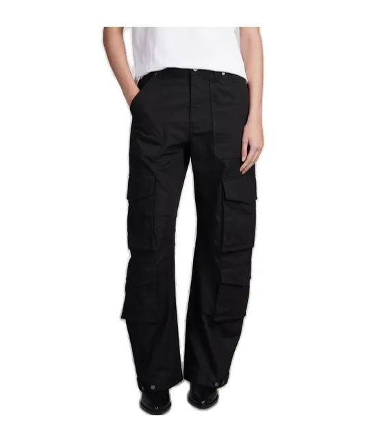 Straight-Leg Cargo Trousers