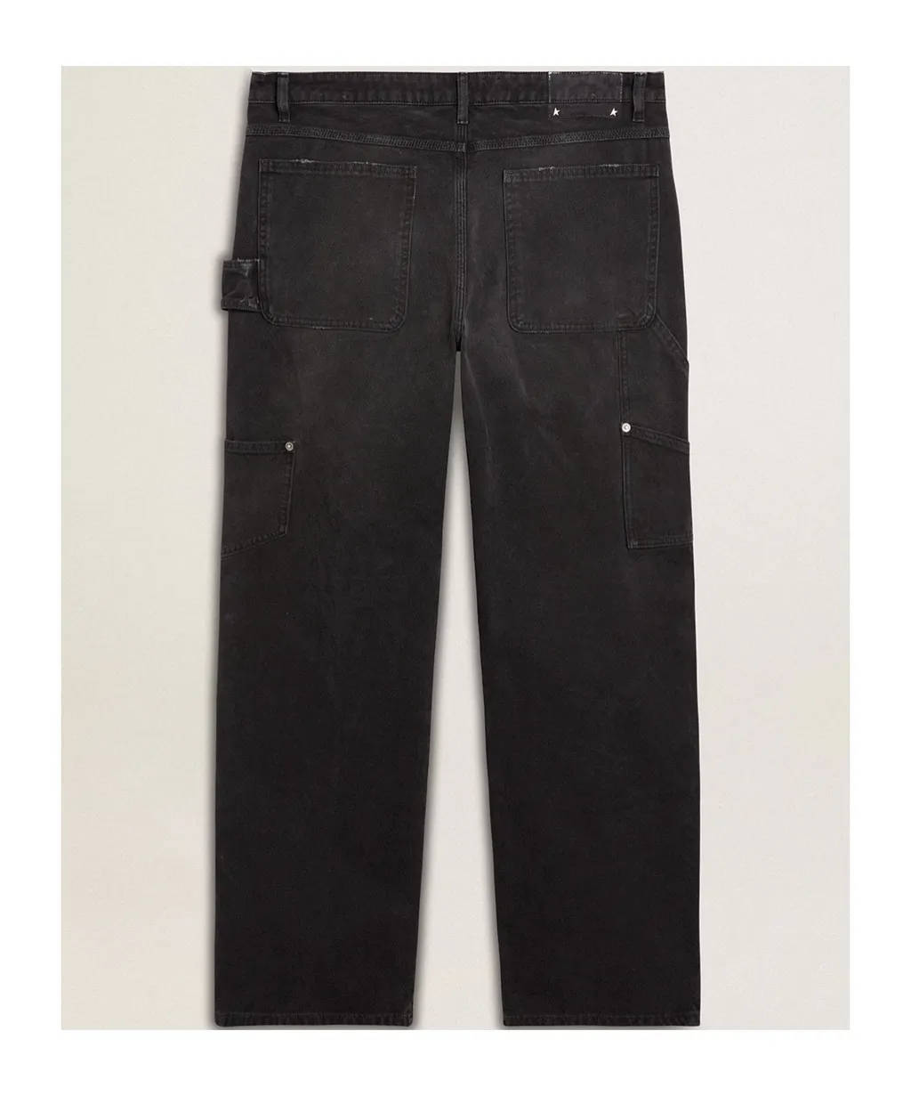 Straight Leg Distressed Pants