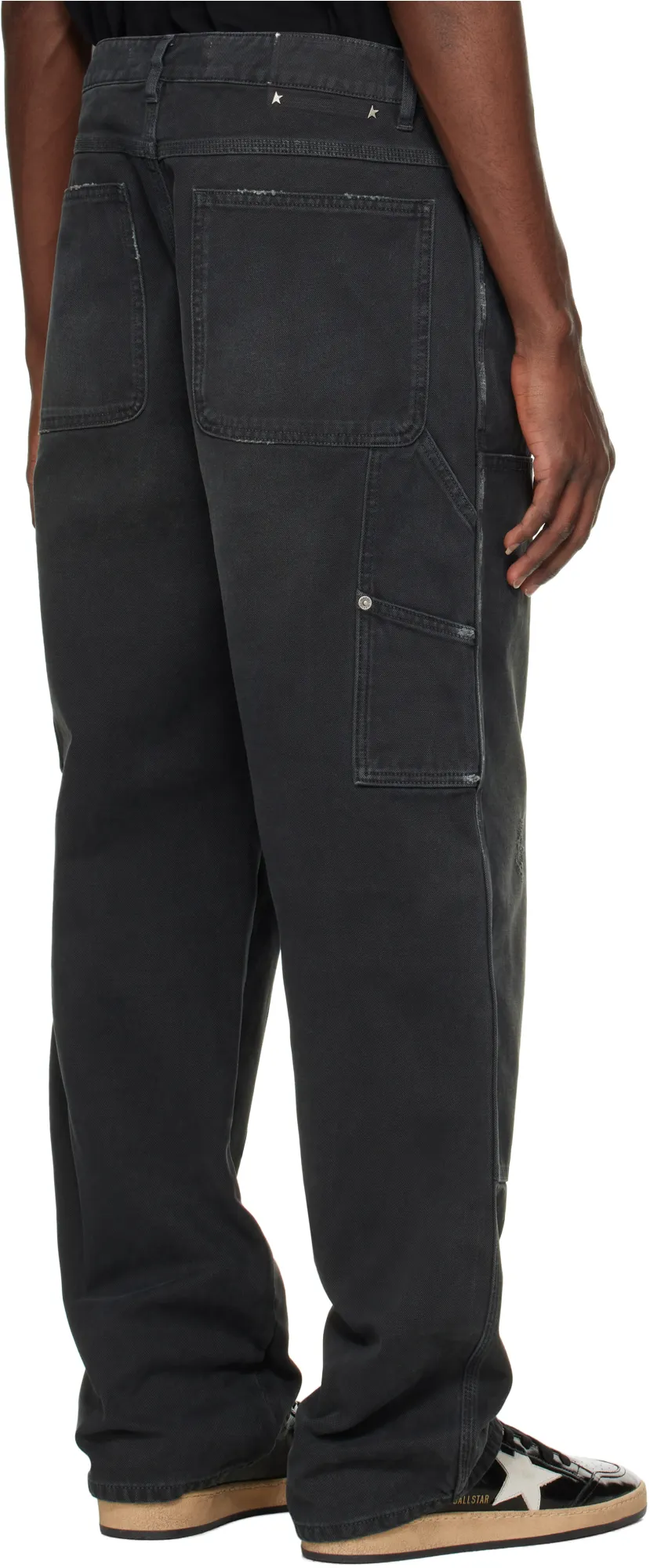 Straight Leg Distressed Pants