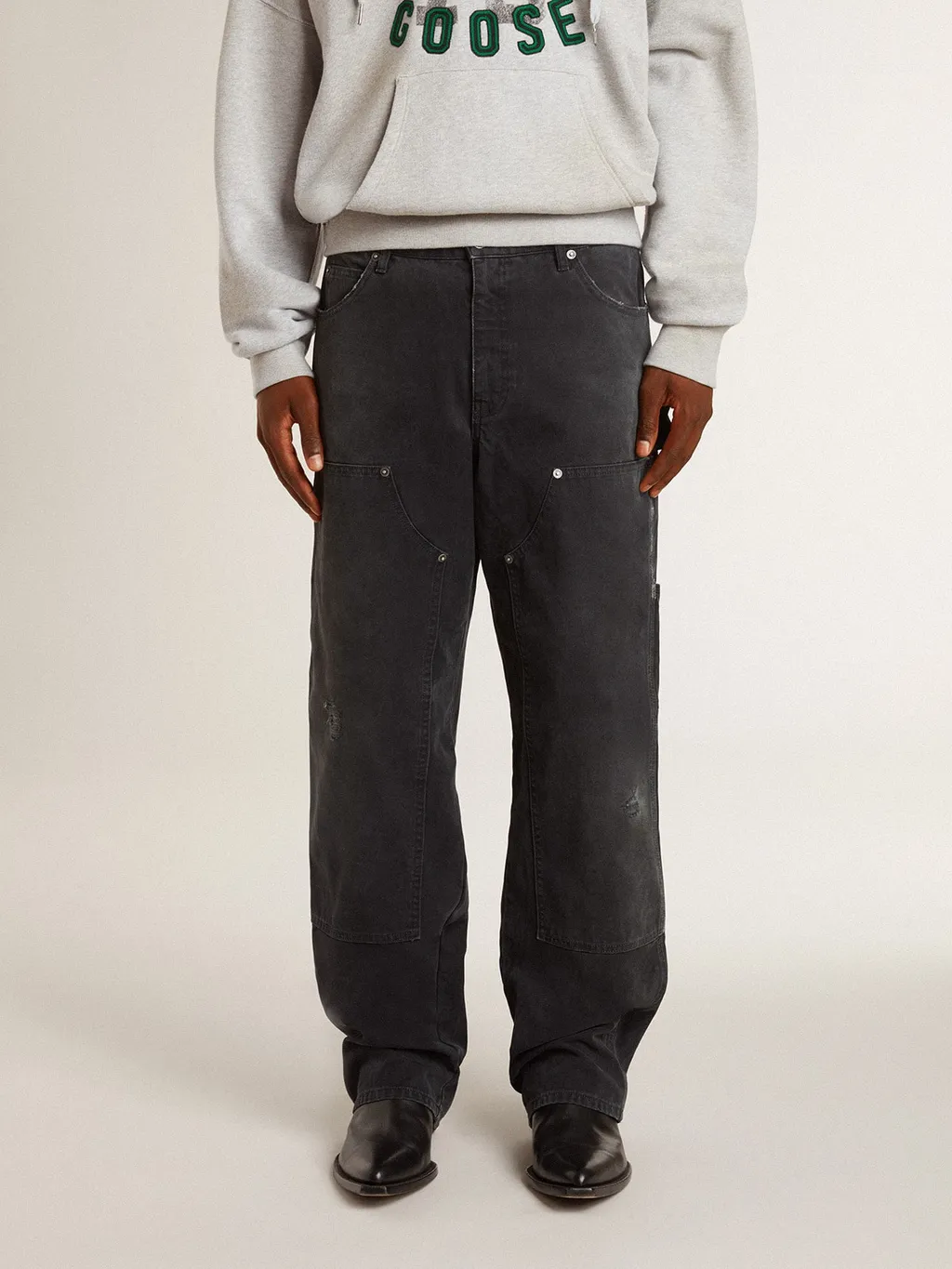 Straight Leg Distressed Pants
