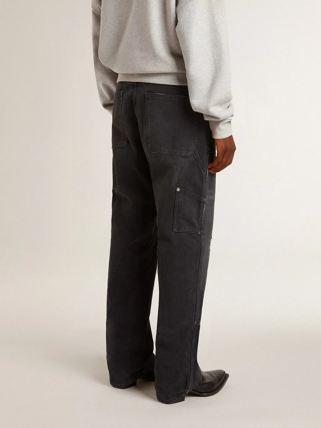 Straight Leg Distressed Pants