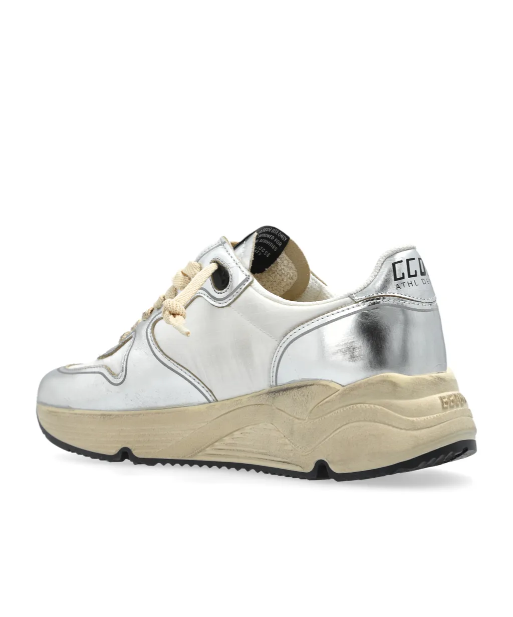 Running Sole Lace-Up Sneakers