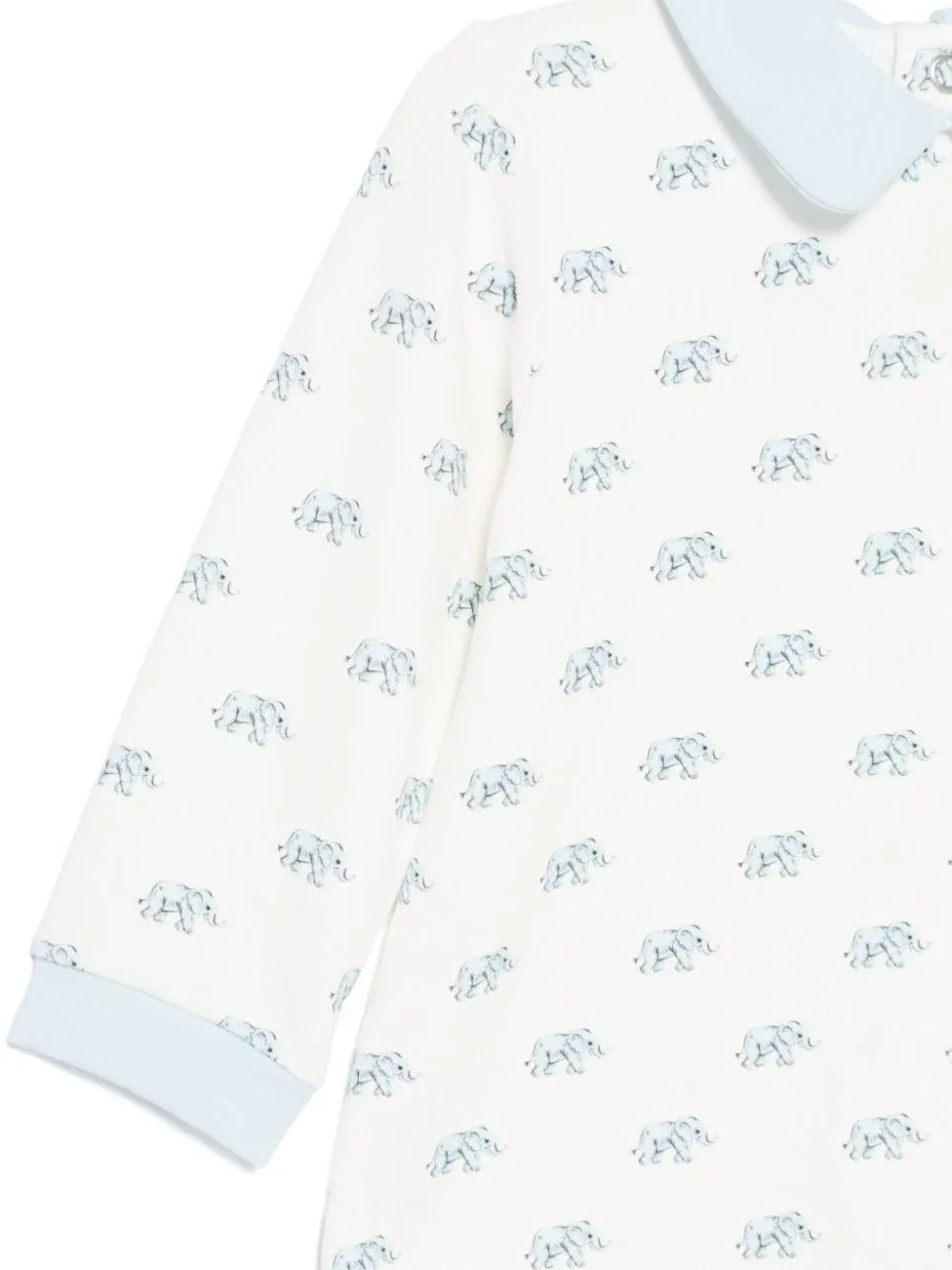 Elephant-Print Babygrow Set