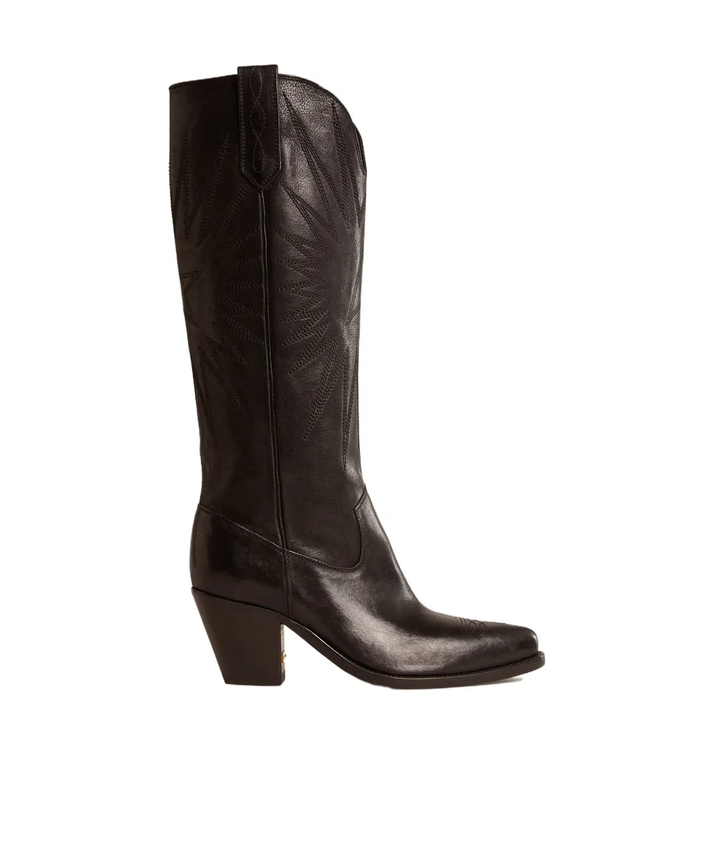 Pointed-Toe Cowboy Boots