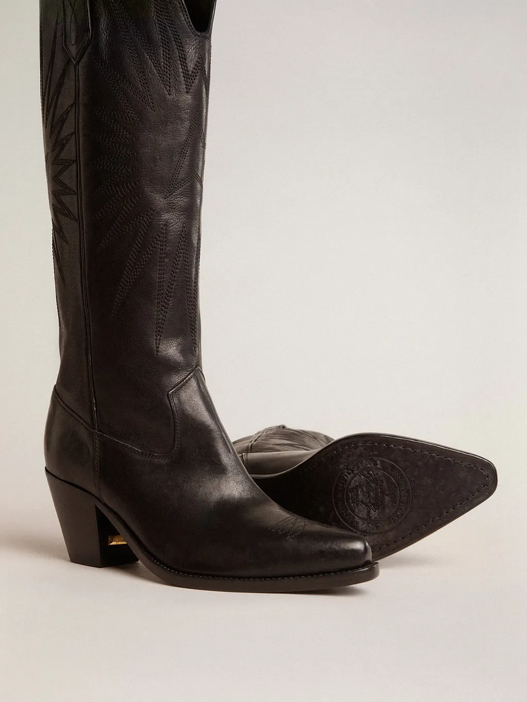 Pointed-Toe Cowboy Boots