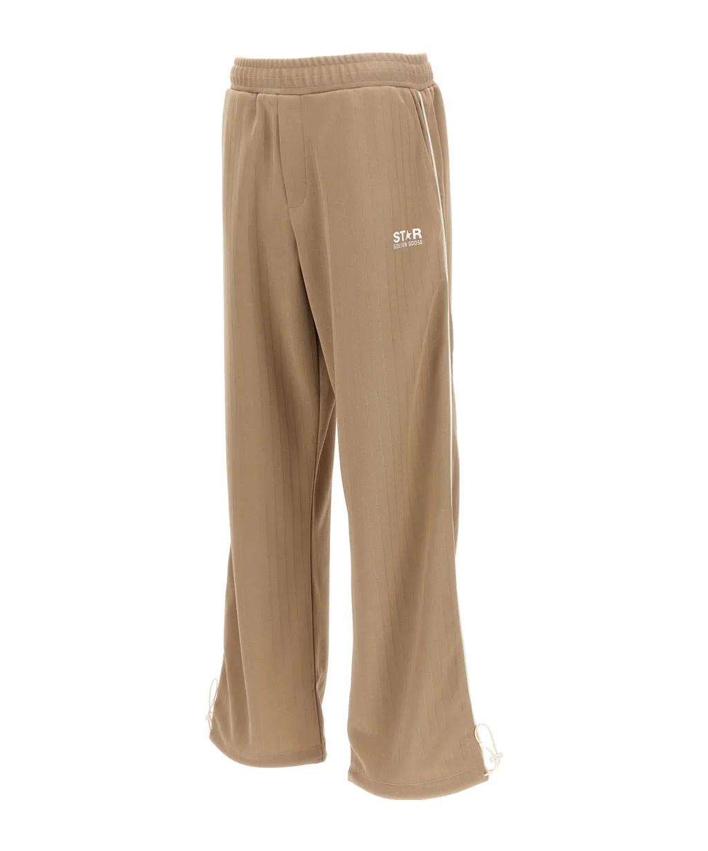 Logo Printed Straight-Leg Trousers