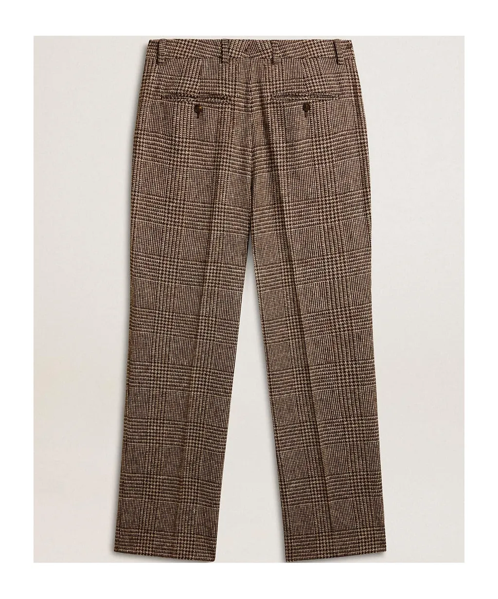 Mario Checked Tailored Trousers