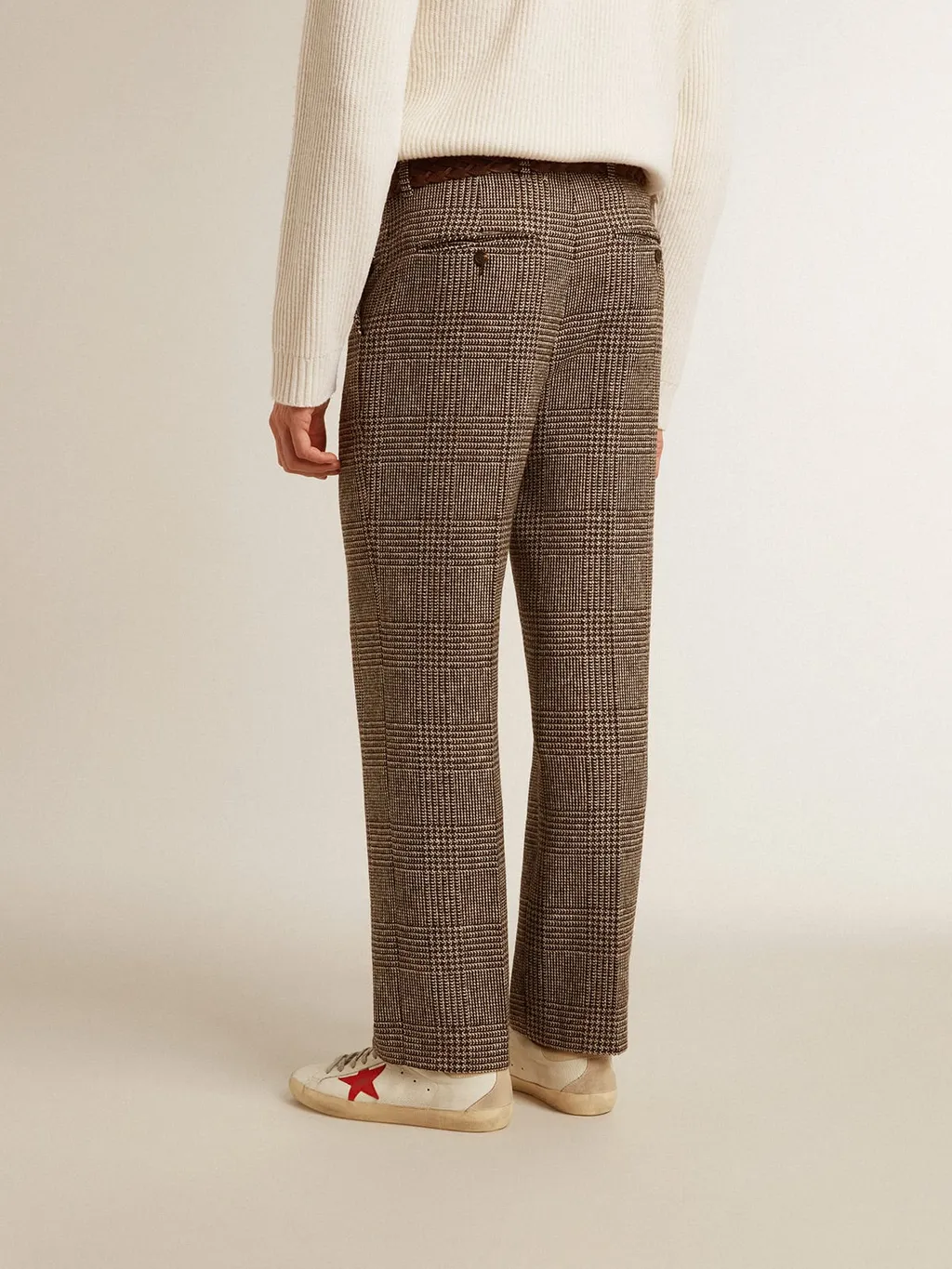 Mario Checked Tailored Trousers