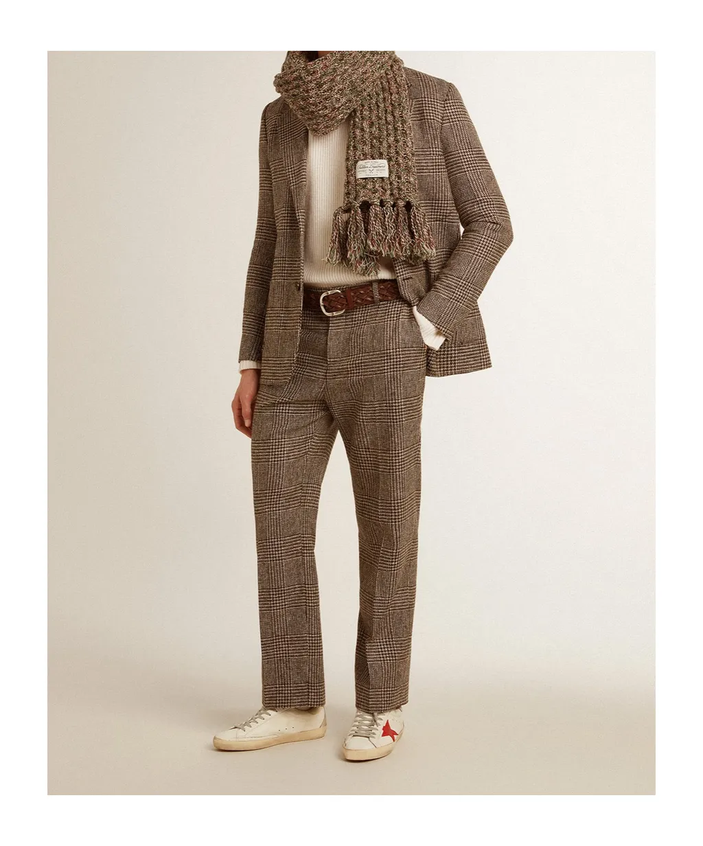 Mario Checked Tailored Trousers