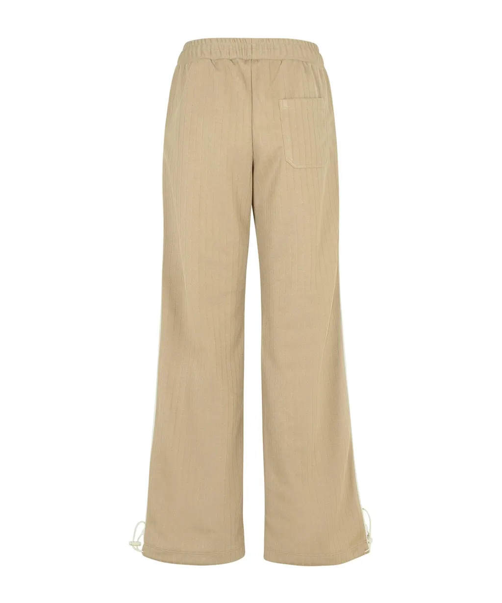 Striped Logo Printed Straight-Leg Track Pants