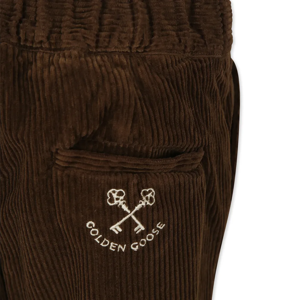 Logo-Embroidered Straight Trousers