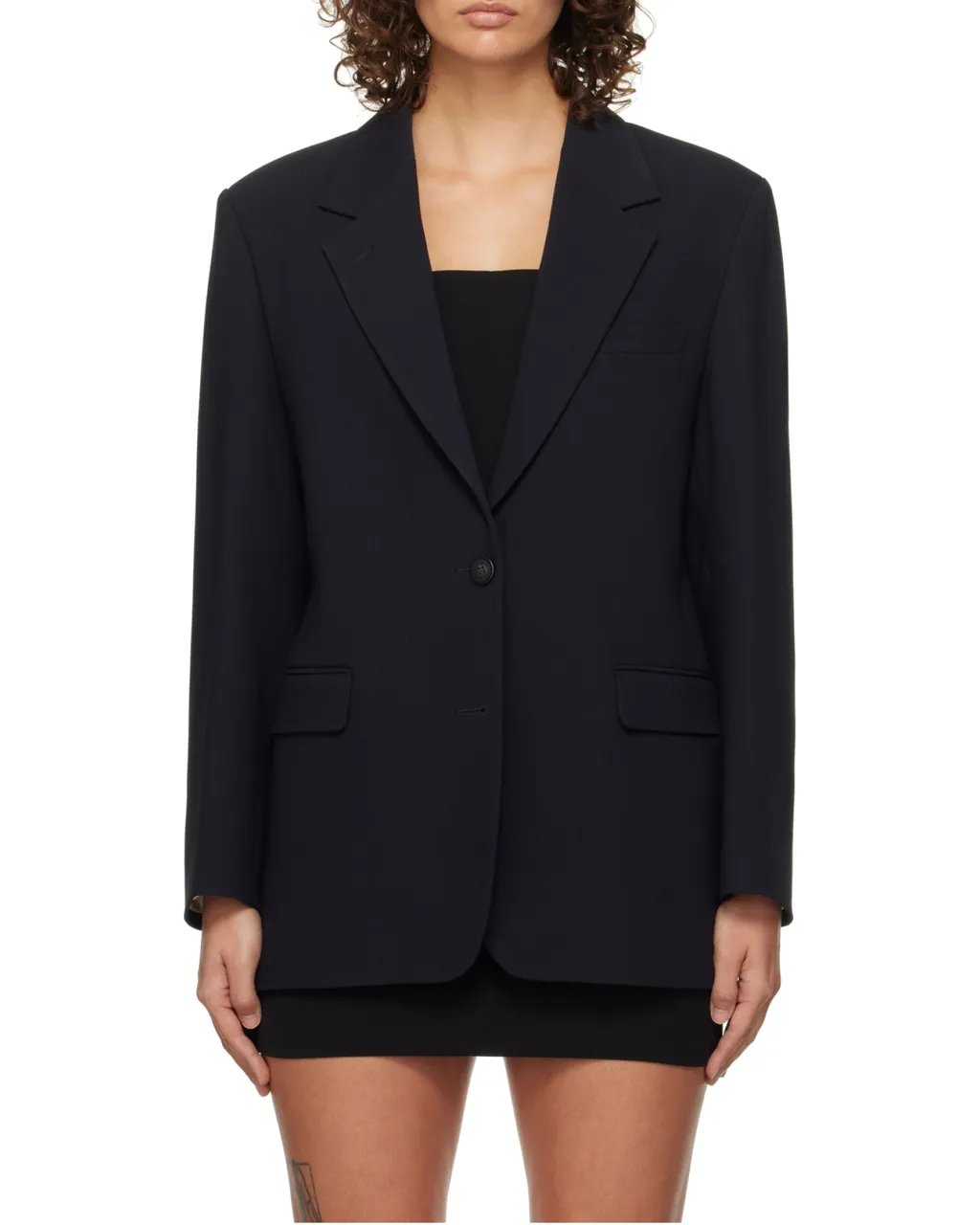 Single Breasted Oversized Jacket