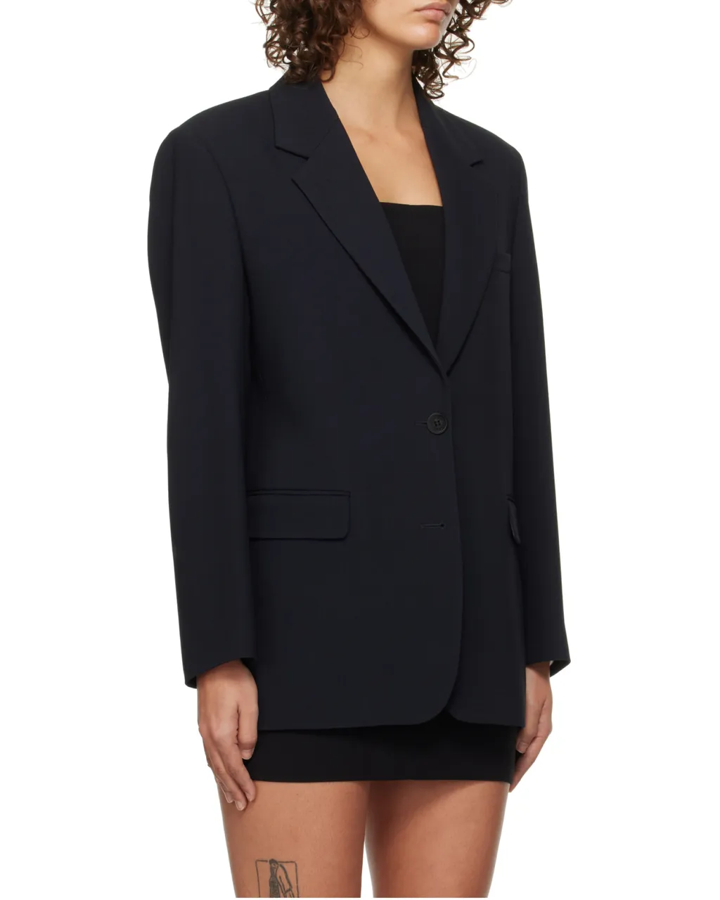 Single Breasted Oversized Jacket
