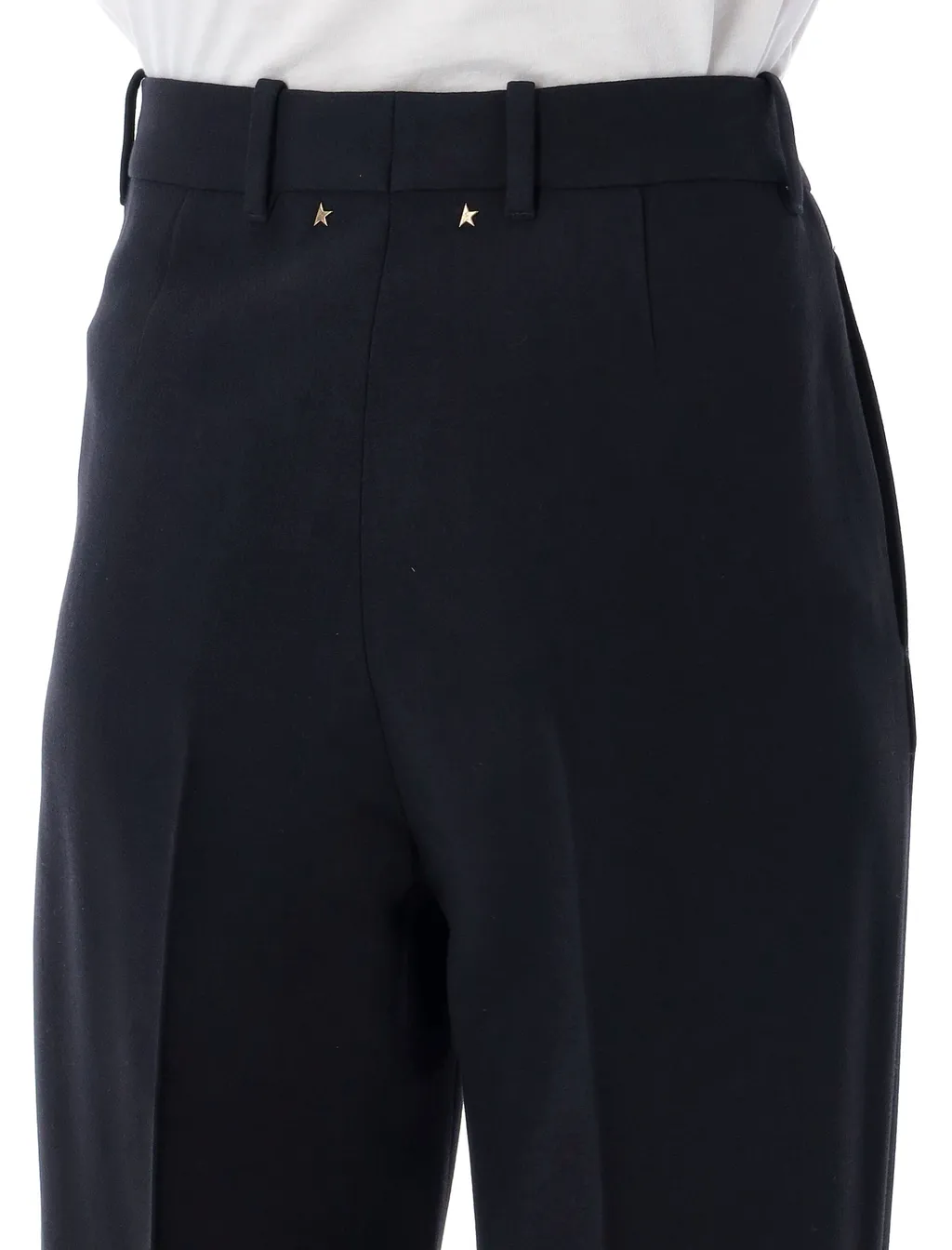 Straight-Leg Pleat-Detailed Pants