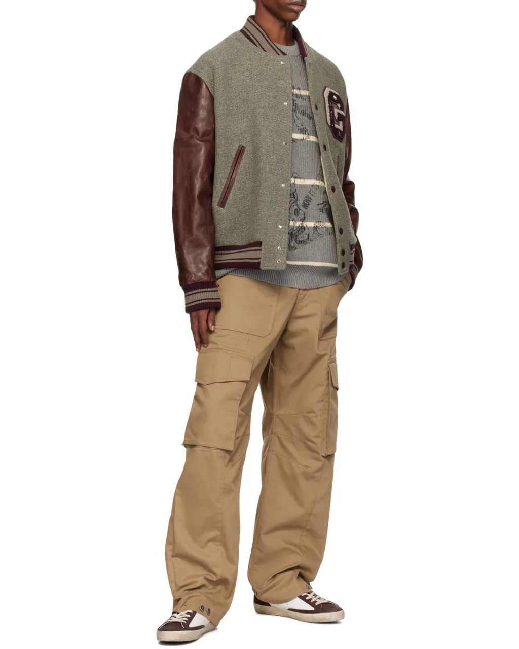 Straight-Leg Cargo Trousers
