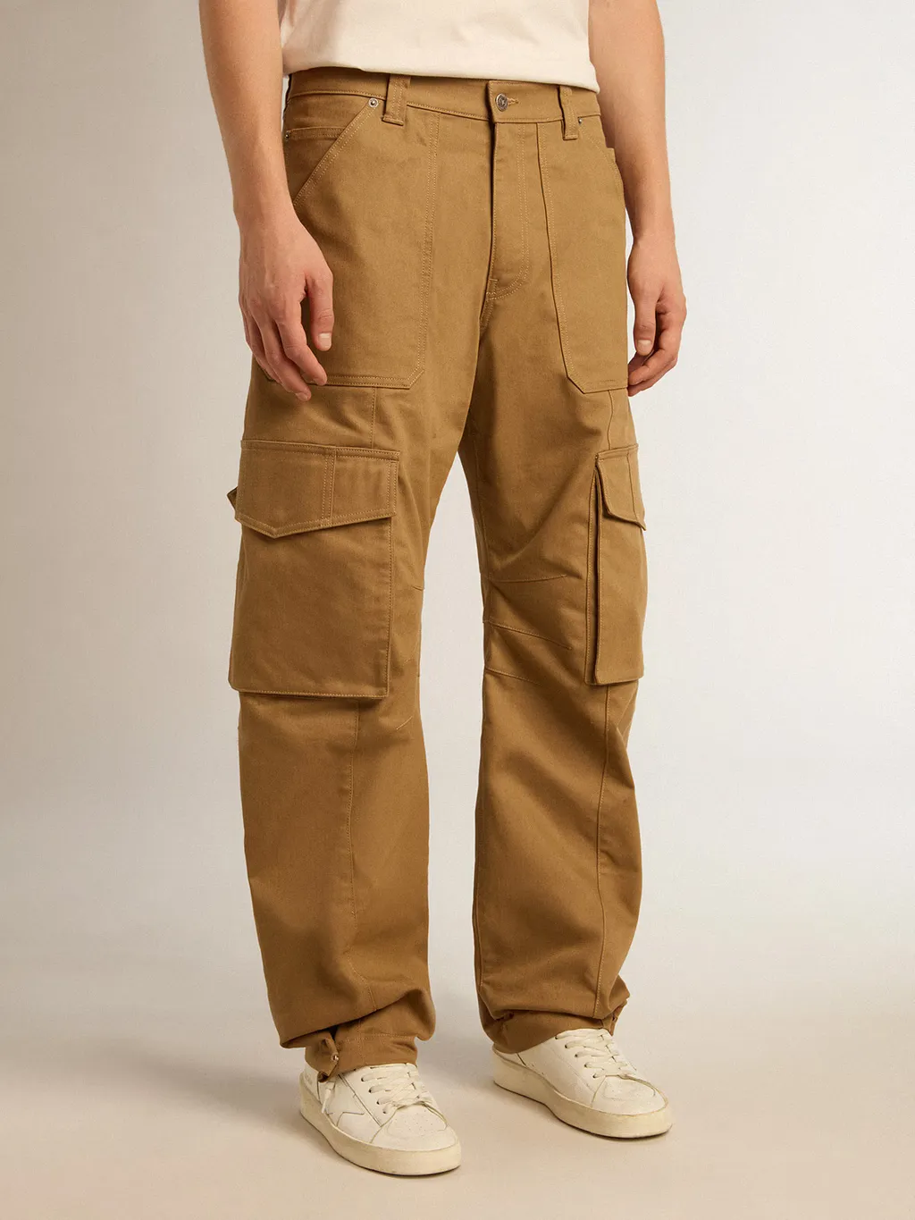 Straight-Leg Cargo Trousers