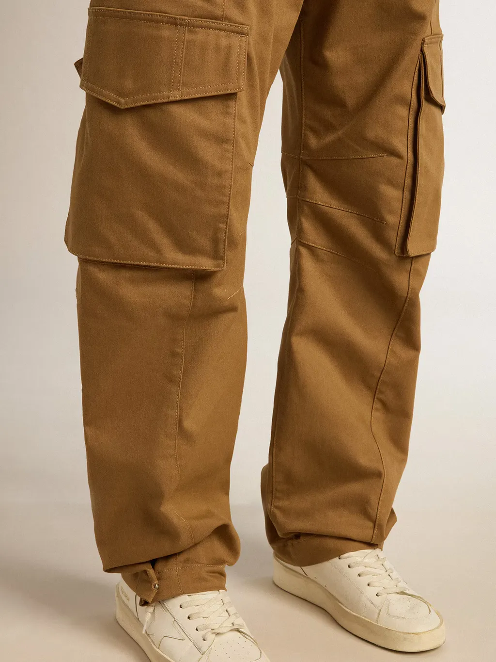 Straight-Leg Cargo Trousers