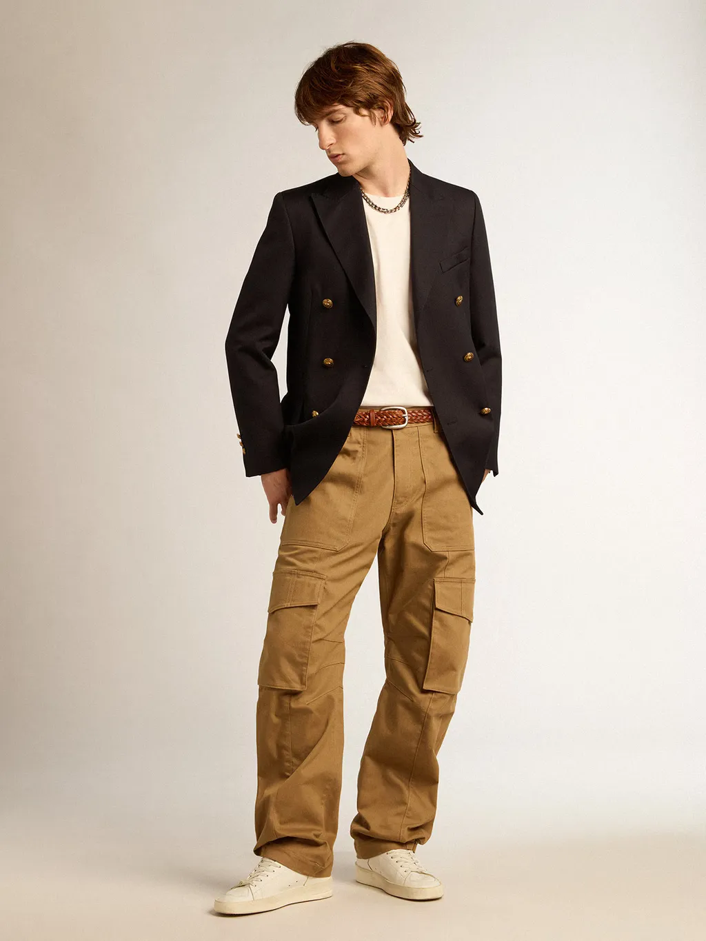 Straight-Leg Cargo Trousers