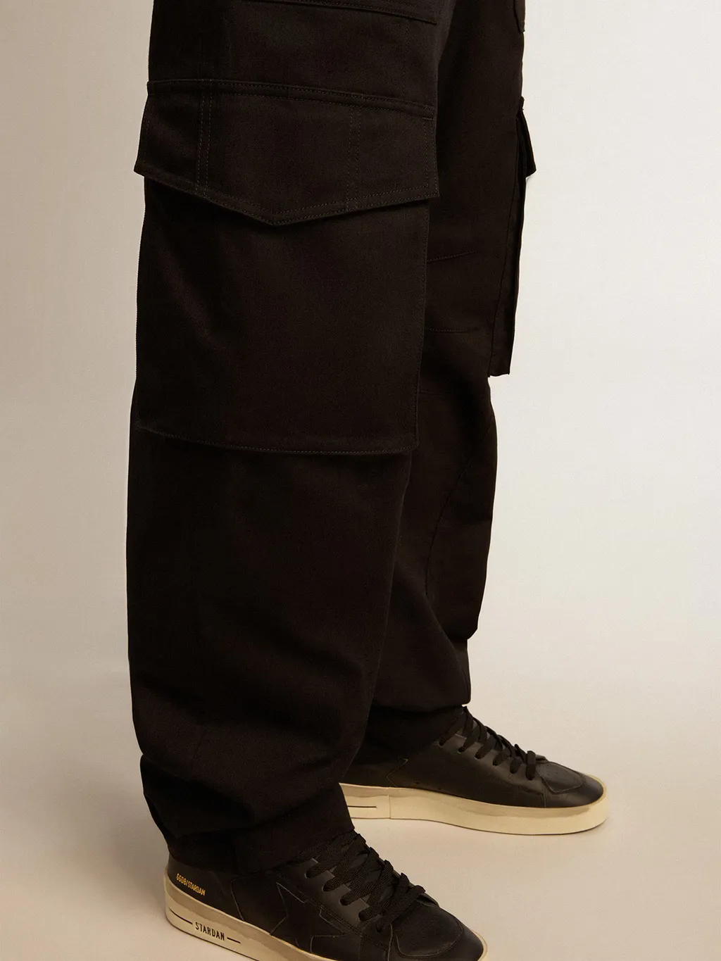 Straight-Leg Cargo Trousers