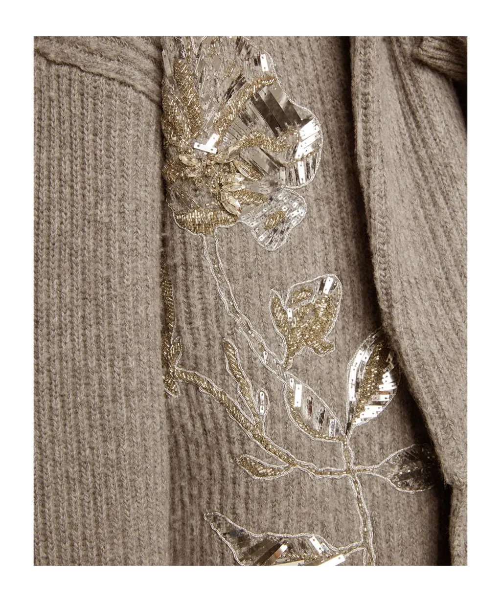 Cardigan With Embroidery