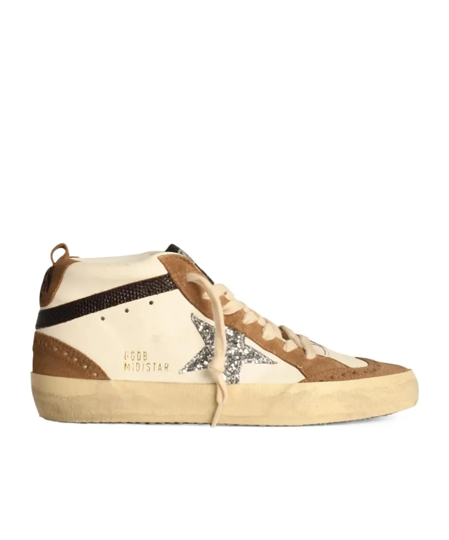Mid Star Glittered Sneakers