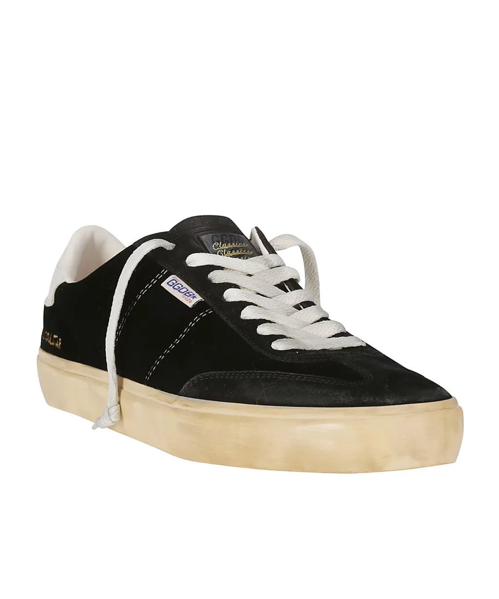 Soulstar Velvet Lace-Up Sneakers