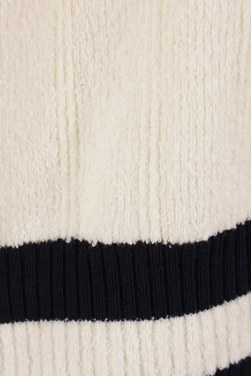 Striped Edge Knitted Sweater