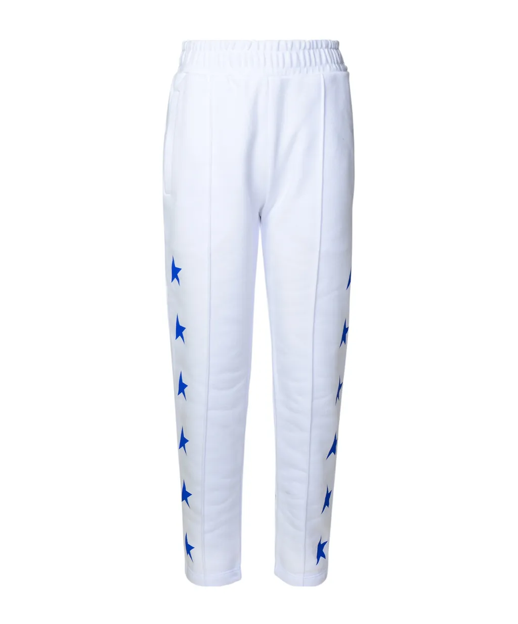 Star-Printed Tapered-Leg Track Pants
