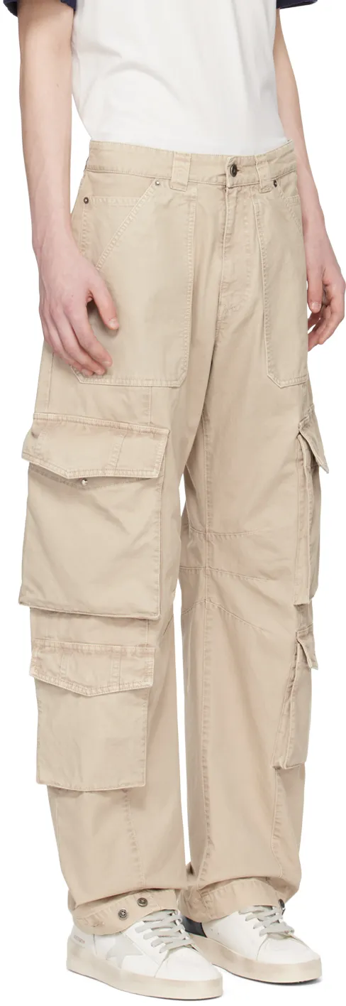Straight-Leg Cargo Trousers