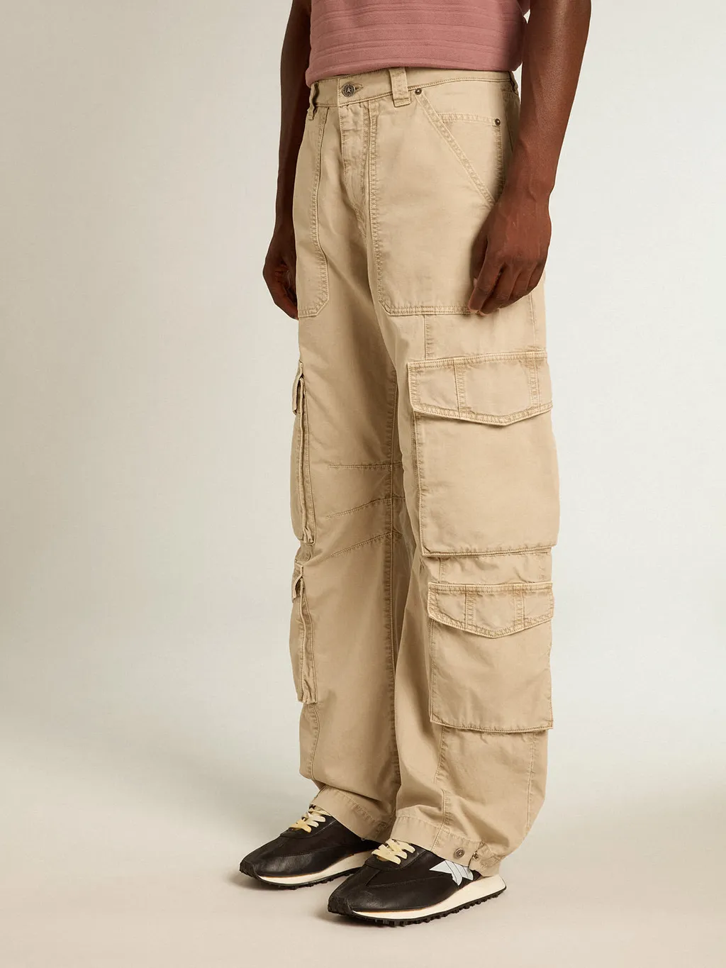 Straight-Leg Cargo Trousers
