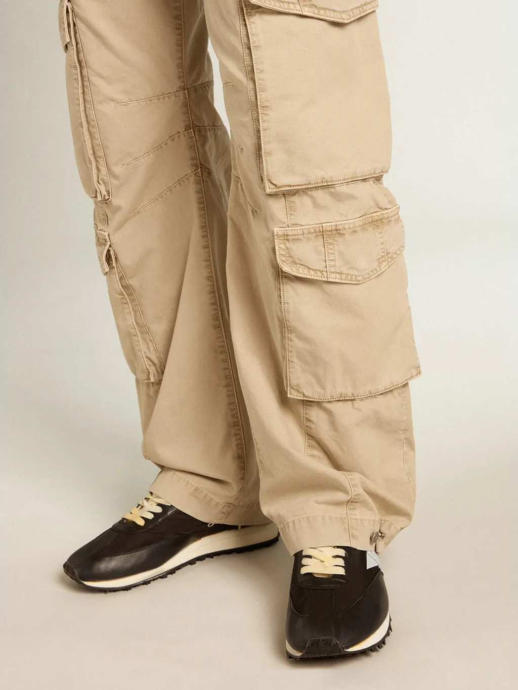 Straight-Leg Cargo Trousers