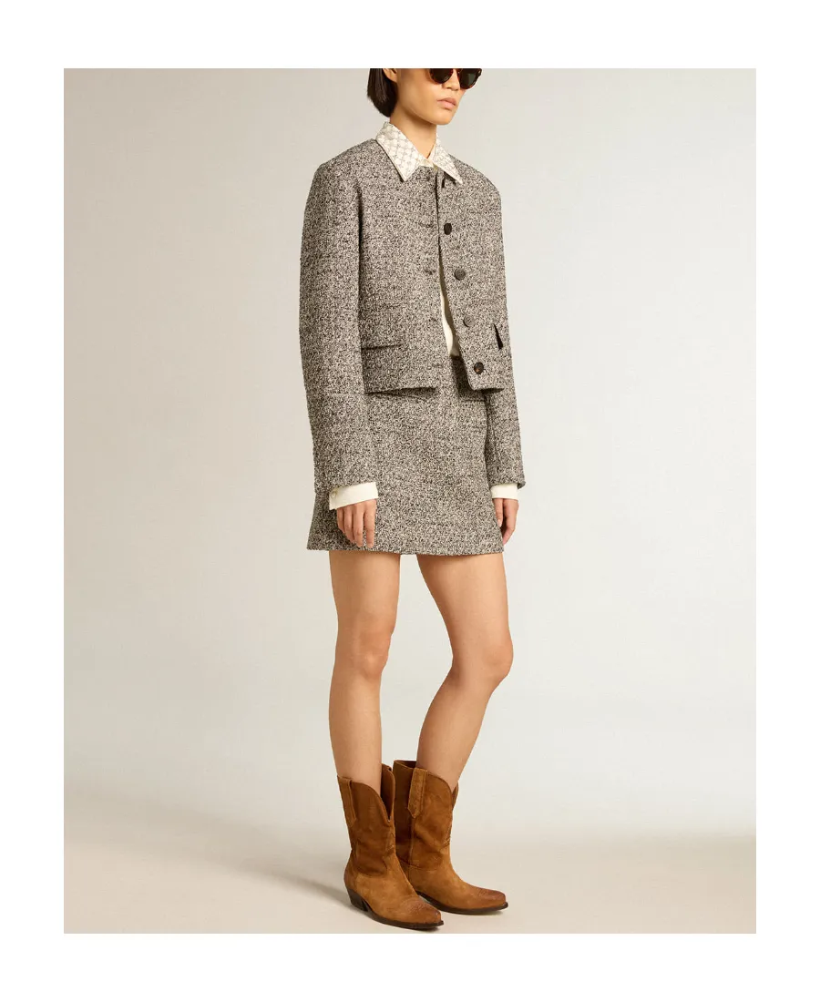 Journey Crewneck Buttoned Jacket