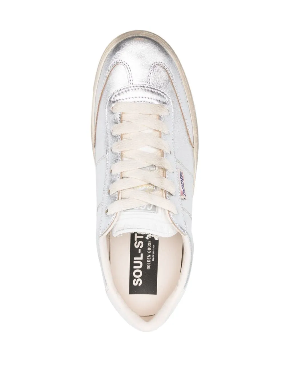 Soul-Star Metallic Low-Top Sneakers