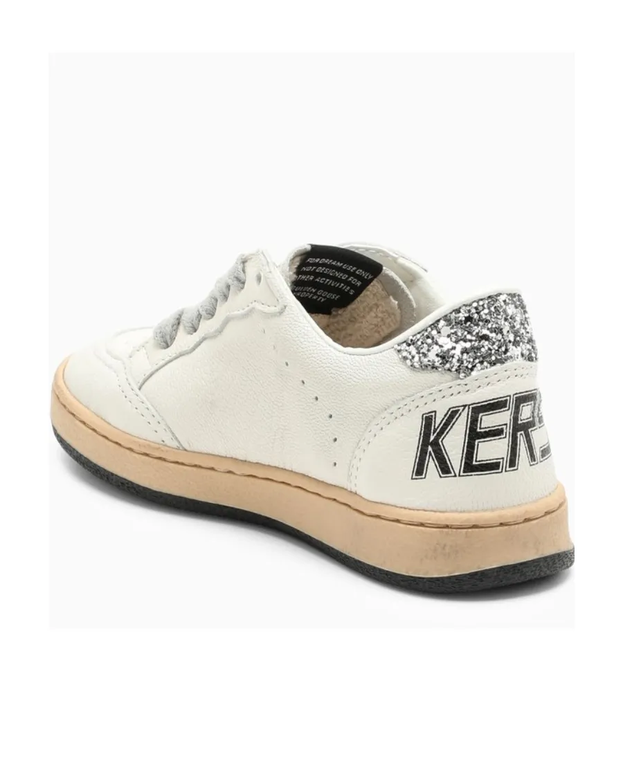 Ball Star Patch Round Toe Sneakers