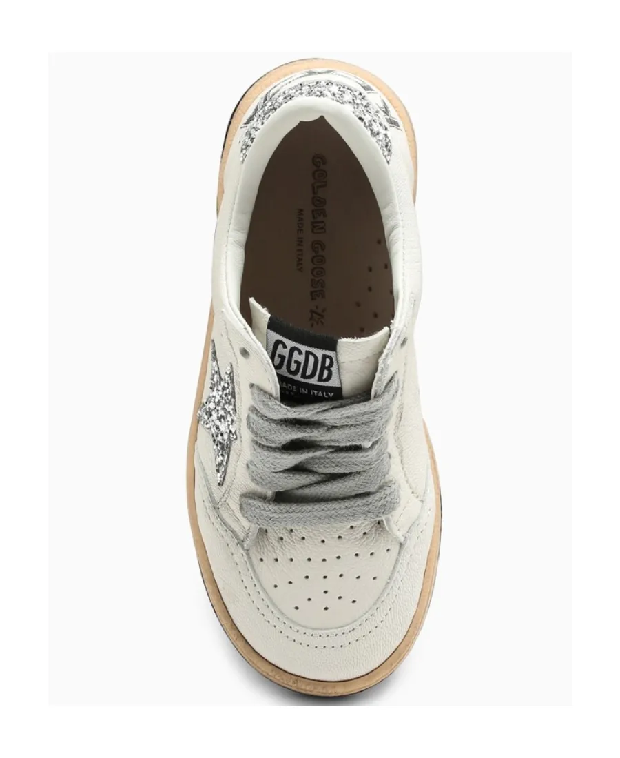Ball Star Patch Round Toe Sneakers
