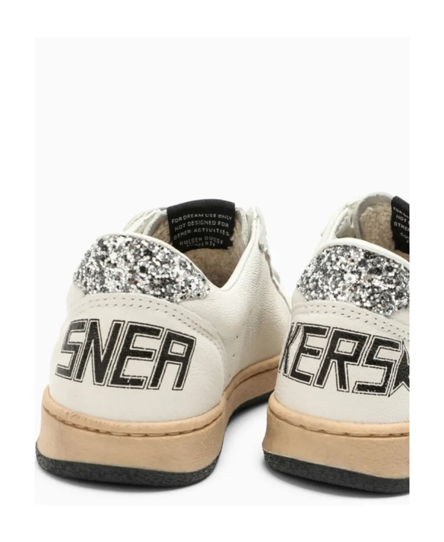 Ball Star Patch Round Toe Sneakers