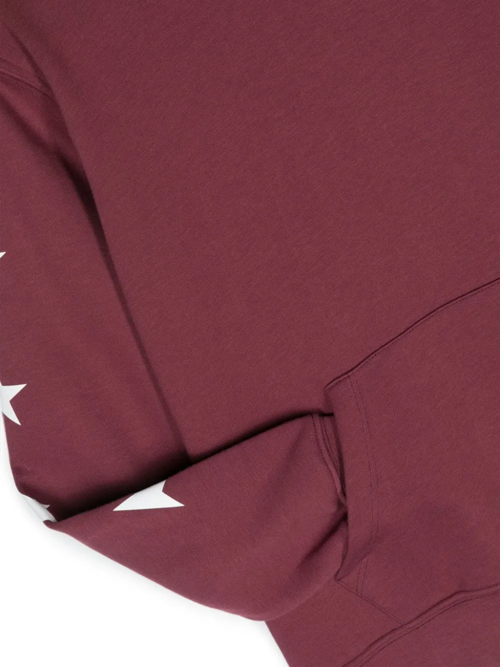Star-Print Drop-Shoulder Hoodie