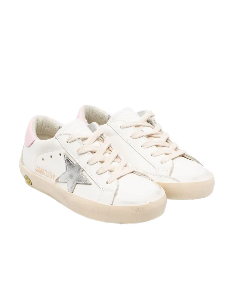 Star Patch Lace-Up Sneakers