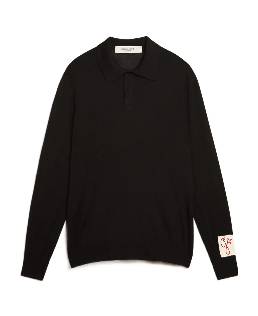 Logo Patch Polo Shirt