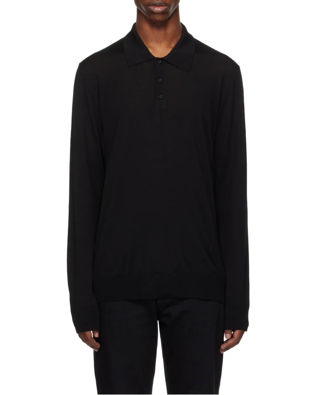 Logo Patch Polo Shirt