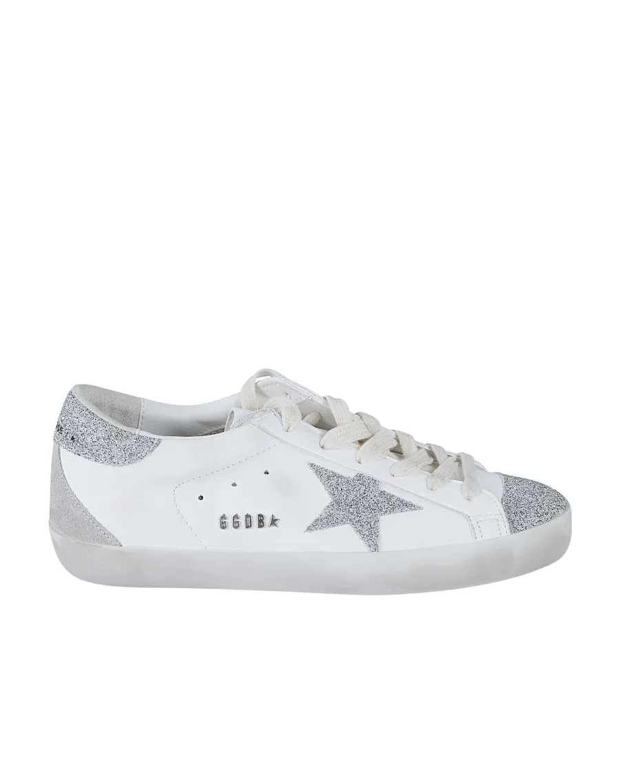 Star Patch Lace-Up Sneakers