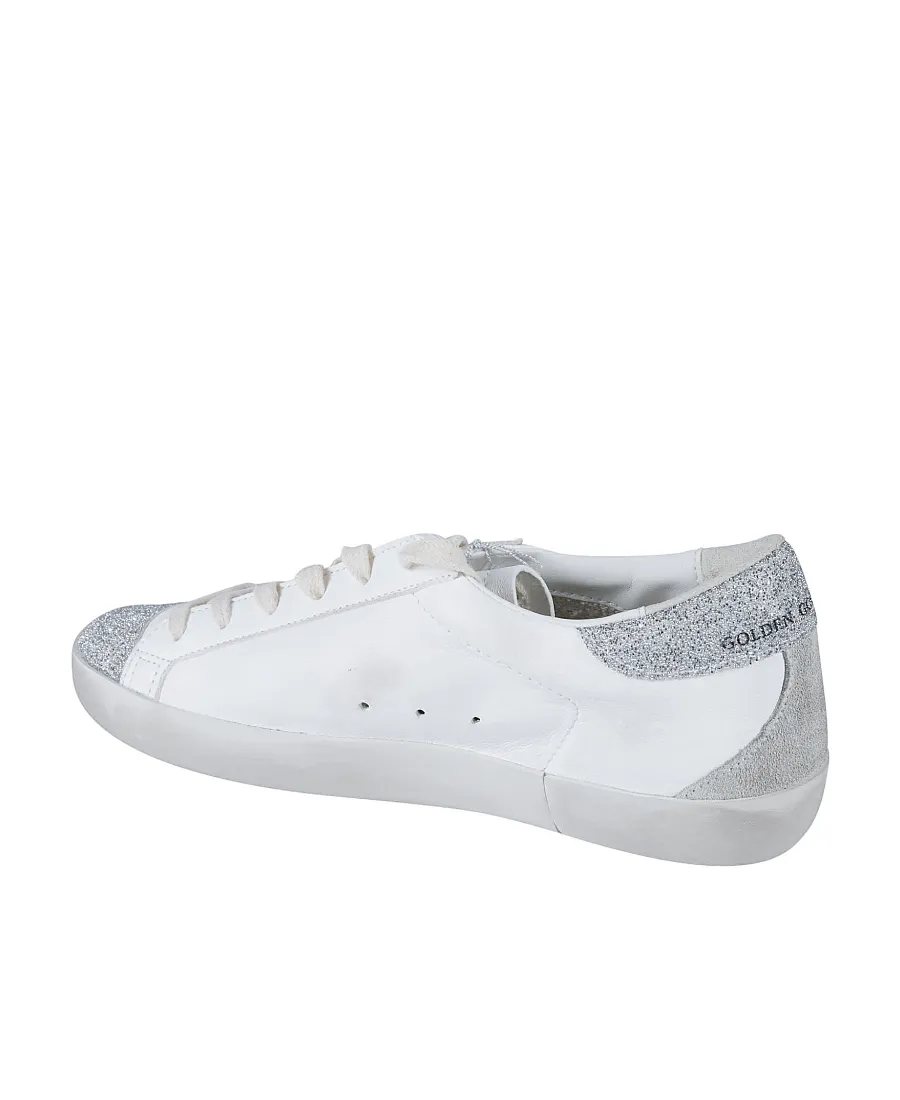 Star Patch Lace-Up Sneakers