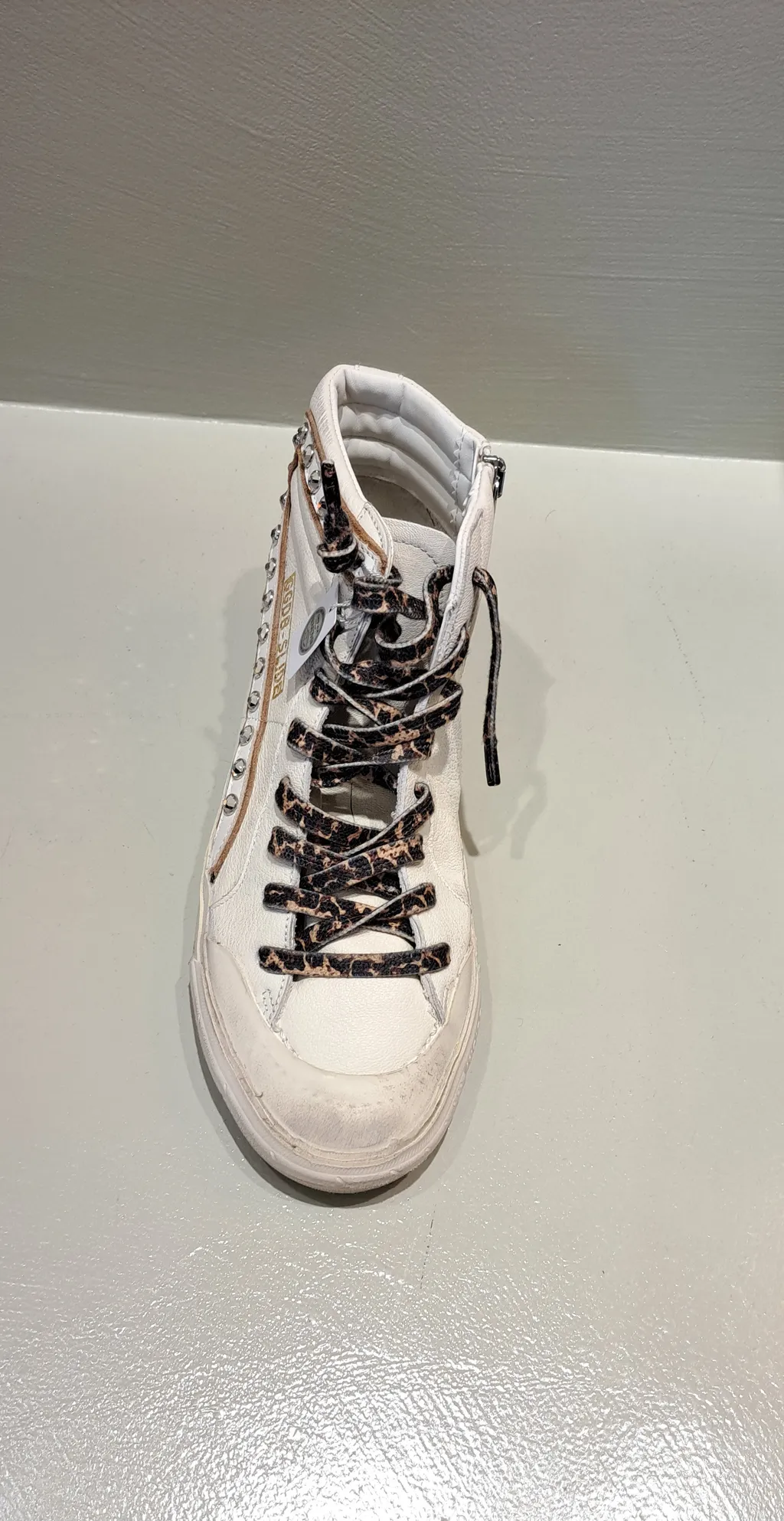 Star Patch Embellished Sneakers