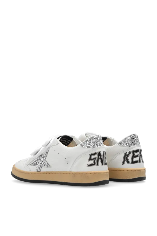 Kids Ball Star Glittered Sneakers